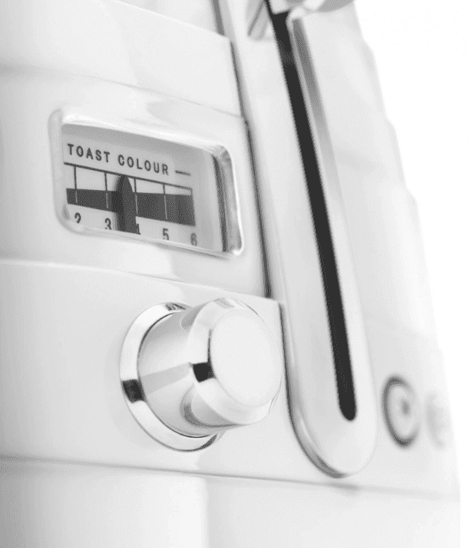 Тостер DELONGHI CTA2103W Avvolta 900Вт белый, Италия